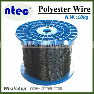 NTEC 2.2mm Polyester Monofilament Wire White and Black Color by Spool Package thumbnail-1