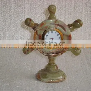 Buy Cheap Long Life New Selling Attractive Style CLOCKS ONYX MARBLE HANDICRAFTS thumbnail-1