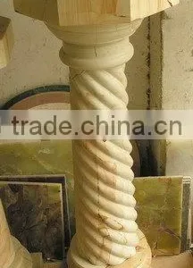 POLISHED TEAKWOOD MARBLE PEDESTALS thumbnail-5