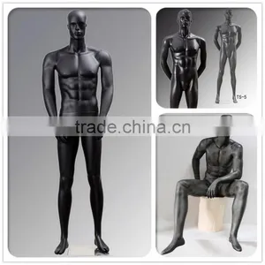 Fiberglass Abstract Full Body Black Male Mannequin for Sale thumbnail-3