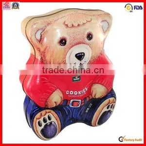 Popular Beautiful Eddy Bear Candy Tin Box thumbnail-4