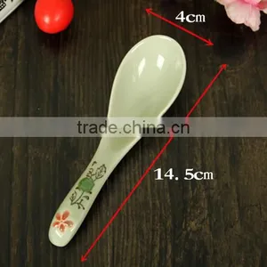 SP-1545 Haonai High Quality Ceramic Spoon, Ceramic Soup Spoon thumbnail-4