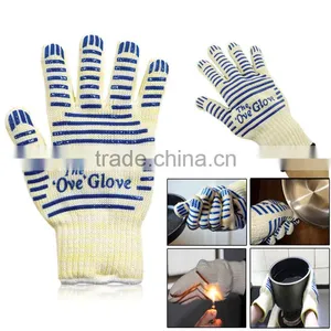 High Quality Heat Resistant Oven Mitts Gloves thumbnail-5