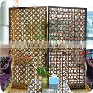 2015 Hot Sale Decorative Stainless Steel Folding Dressing Room Partition thumbnail-2
