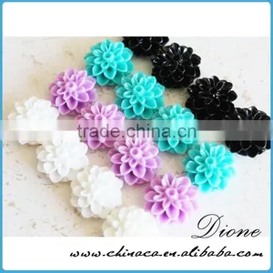 Diy Jewelry Friendly Loose Resin Cameos Resin Flower Mix thumbnail-1