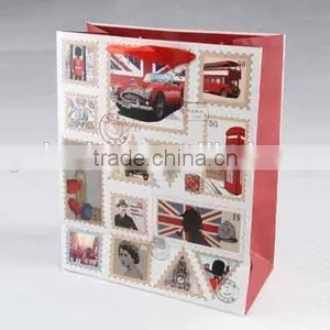 Foldable Gift Bag With Stamp Patterns/ Shopping Bag thumbnail-1