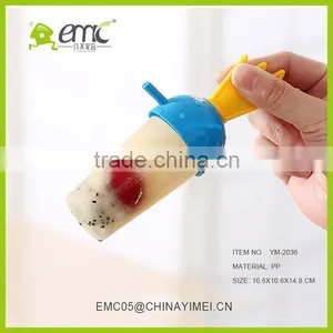 SSet of 4 Pcs Ice Cream Mold Plastic Ice Lolly Mould Ice Tray Maker thumbnail-2