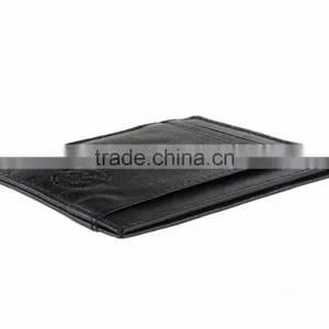 RFID Blocking Minimalist Real Leather Slim Front Pocket Money Clip thumbnail-6