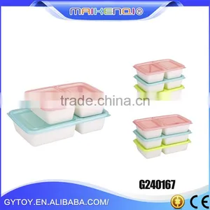 Lunch Box With Interlayer Capacity 1000ml Food Container With Compartment thumbnail-2