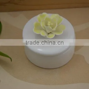 Hot Sale Porcelain Jewelery Box With Flower Shape Design thumbnail-2