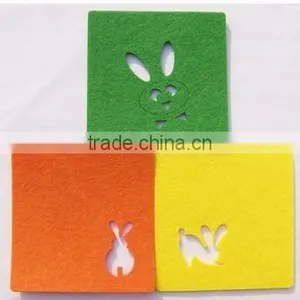 Website 2017 Hot New Products China Supplier Wholesale Eco-friendly Promational Felt Coffee Pad Table Protector Cup Mat thumbnail-1