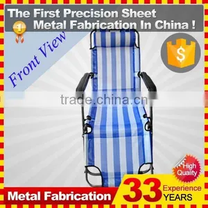 Lightweight Portable Folding Sun Lounger With Head Pillow thumbnail-2