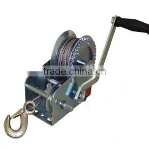 362869-3 Cable 3000 Lbs Capacity 4500 Lbs Breaking Force 5:1/10:1 Gear Ratio Hand Winch thumbnail-2