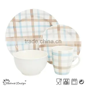Ceramic Stoneware Hand Painting Color Circle Dinnerware Set thumbnail-2