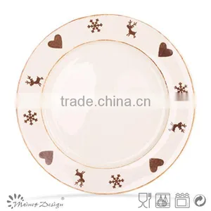 Chritmas Ceramic Plate/ceramic Christmas Plate/ceramic Gift Plate thumbnail-2