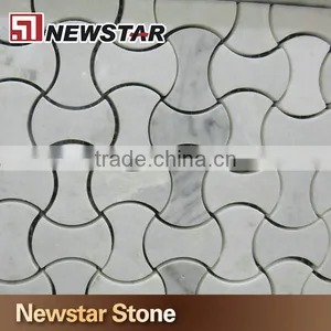 Newstar Natural Marble Mosaic White Carrara Mosaic thumbnail-2