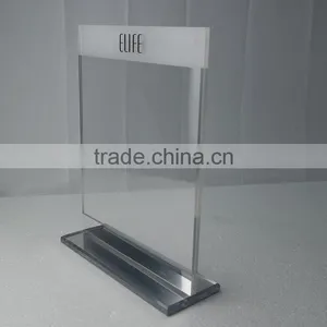 T Shape Acrylic Sign Holder thumbnail-3