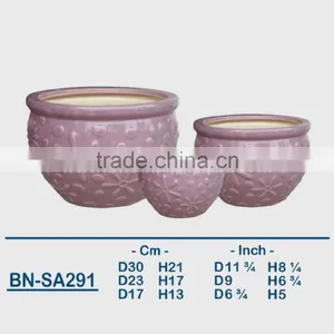 Vietnamese Ceramic Glazed Indoor Pot/ Indoor Planter BN-SA291 thumbnail-1