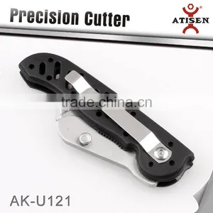 NEW Folding Utility Pocket Knife Cutter Aluminum Handle Cutter thumbnail-2