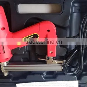 1500w 1013J Lower Noise Handheld Electric Floor Brad Nailer Crown Stapler Portable Electric Nail Gun thumbnail-5