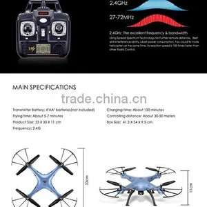 Outdoor 2.4g rc Quadcopter Cooler Fly Drone With Camera thumbnail-4