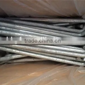 1/2"*16"galvanized Anchor Bolt With Nuts and Washers on Hot Sale thumbnail-3