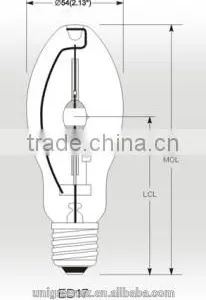 ED17 E26 150W Metal Halide Lamp thumbnail-2