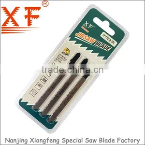 Nanjing Xiongfeng 3 Pieces Double Blister T-Shank HCS Jig Saw Blade Tool Set : XF-T101B 3PK thumbnail-1