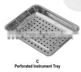 Instrument Tray Perforated With Handles thumbnail-1