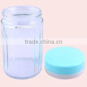 400ml Round Shape Airtight Container Seal Canister Glass thumbnail-5