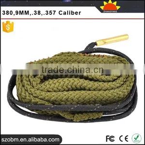 China Hunting Accessory 9mm Pistol Cleaner 380,.38,.357 Bore Snake Caliber Rifle Cleaner thumbnail-2