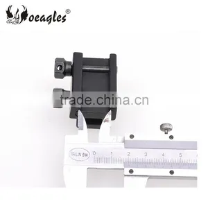 D0028 21mm Picatinny Rail Weaver Huntng Accessories Gun Scope Mount Raiser Rail Weaver With 2 Stop Pins thumbnail-5