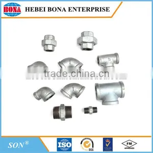 Malleable Iron Cold Galvanized Pipe Fittings thumbnail-1