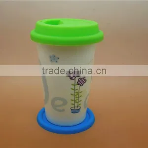 High Quality Round Shape Silicone Cup Coaster/ Pot Holder / Coaster / Placemat / Hot Pad thumbnail-3