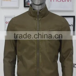 ALIKE Cheap pu Jacket for Men Outdoor Jacket Bulk Wholesale Jacket thumbnail-1