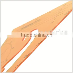 Kearing Brand, Plastic Triangle Scale Ruler, With 1/4 &1/5 Size Normal Printed, Economical Scale Ruler # 8545B thumbnail-6