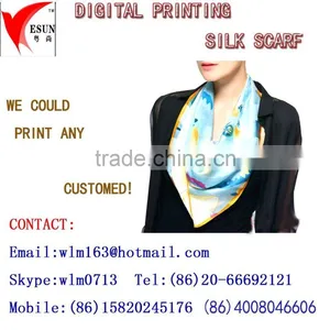 Sublimation Printing Silk Scraf thumbnail-1