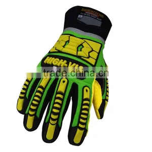 EN388 4543 Cut Resistant Work Gloves, Oilfield & Gas Work Gloves thumbnail-1