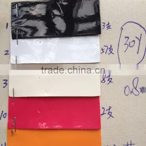 A Grade PVC Mirror Face Leather Stock Lot For Shoes and Bags thumbnail-1