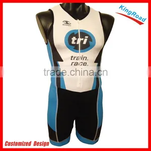 Dry Fit and Compression Fitness Tri Suits, 2 Pieces/ One Piece Suits With Flat Lock Stitiching, Specialized Tri Suit Wear thumbnail-1