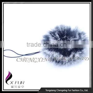 CX-A-54A Wholesale Promotional Gift Key Chain Rabbit Fur Mobile Phone Accessories thumbnail-6