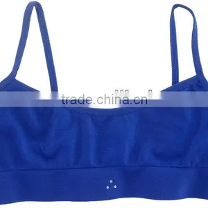 Girl's Sports Bra Crop Top Cami Seamless thumbnail-1
