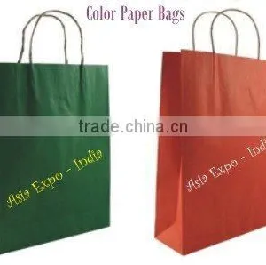 Kraft Paper Bags in Colors / Colorful Paper Bags thumbnail-1