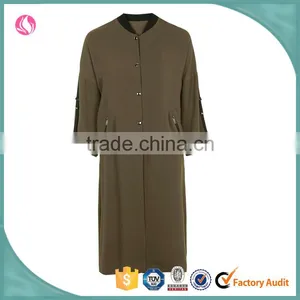 Wholan 2016 New Spring Polyester Women Fashion Long Duster Coat and Jacket thumbnail-1