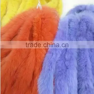 BBG-H-21 Soft/Comfortable/Smooth Silver Fox Fur Trim for Jacket thumbnail-3
