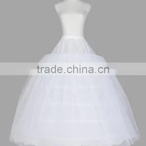 White Wedding Crinoline Petticoat Underskirt Veil thumbnail-1