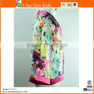 2017 Girls Flower Suncreen Cardigan Design Salwar Kameez for Children thumbnail-2