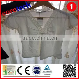 Hot Sale High Quality V-neck Nice White Shirt thumbnail-2