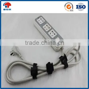 Thin Adjustable Hook & Loop Cable Ties For Data Room Telecom Cable Management thumbnail-3