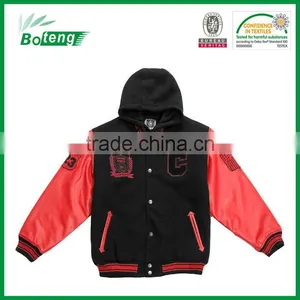 Man Wool Varsity Winter Jacket Coat thumbnail-1